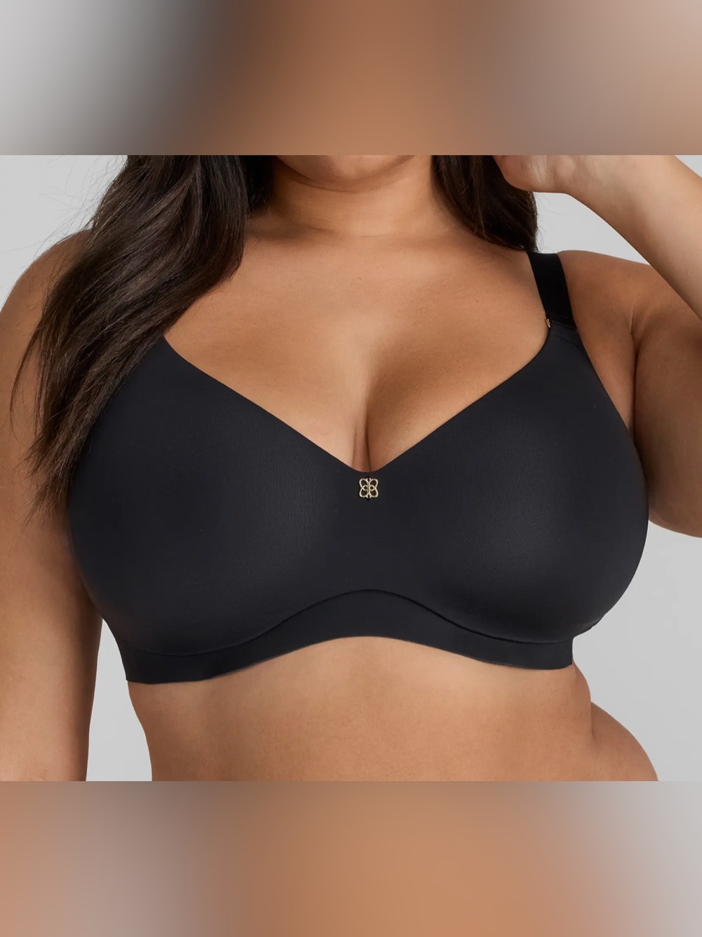 Honeylove Black Seamless T-Shirt Bra 40D